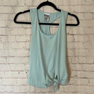 Zyia Active Tank Top Women's Small Knot Just A Cute Tank Workout Gym Shirt